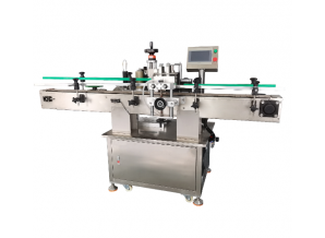 全自動圓瓶定位貼標(biāo)機